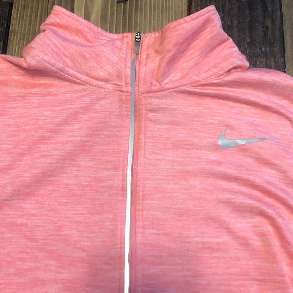 💢SOLD.Nike Running Dri Fit Pink Zip Pullover - Picture 5 of 6
